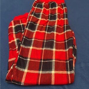 Eddie Bauer Kids Red Plaid Pants